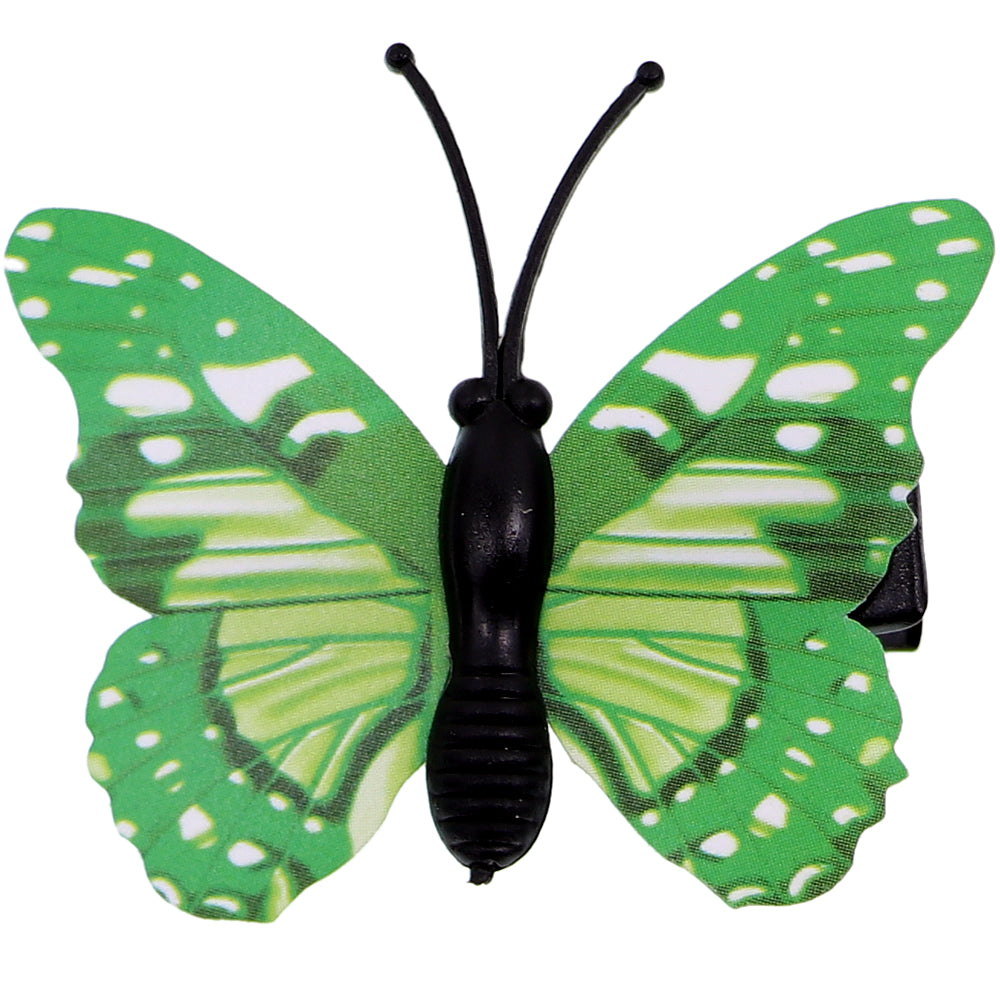 Green Butterfly Hair Clip