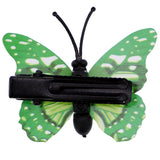 Green Butterfly Hair Clip
