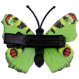 Green Butterfly Hair Clip
