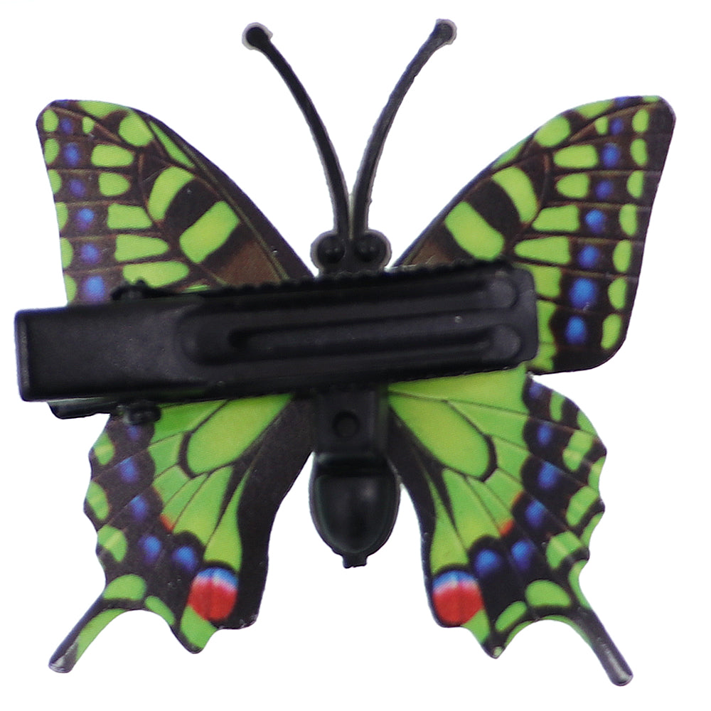 Green Butterfly Hair Clip