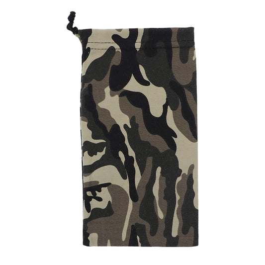 Green Camo Sunglasses Drawstring Sleeve