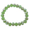 Green Briolette Bead Stretch Bracelet