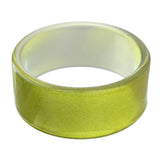 Green Glossy Acrylic Bangle Bracelet