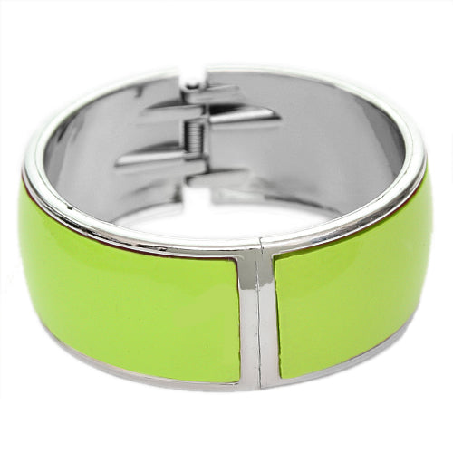 Green Lightweight Hinged Bracelet