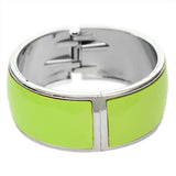 Green Lightweight Hinged Bracelet