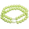 Green Heart Beaded Stretch Bracelet