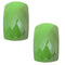 Green Large Faceted Post Earrings