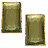 Green Gemstone Earrings