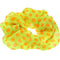Orange Green Polka Dot Elastic Hair Scrunchie