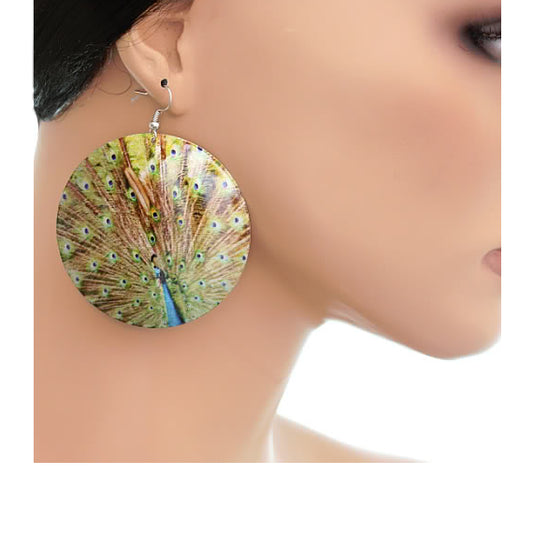 Bird Peacock Earrings