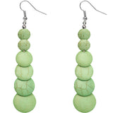 Green Semi Precious Stone Earrings