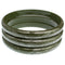 Green 3-Piece Brush Stacked Bracelets