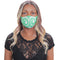 Green Swirl Pattern Face Mask