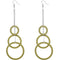 Green Chain Earrings