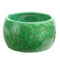 Green Spotted Round Hinged Bracelet