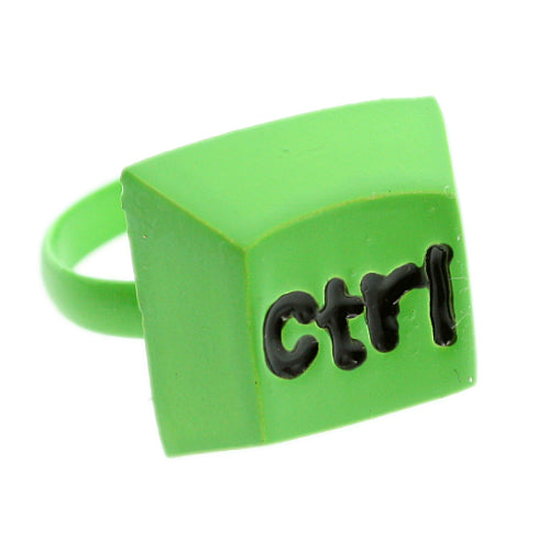 Green Keyboard CTRL Key Adjustable Ring
