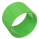 Green Pyramid Cone Bangle Bracelet
