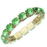 Green Rhinestone Stretch Mini Ring