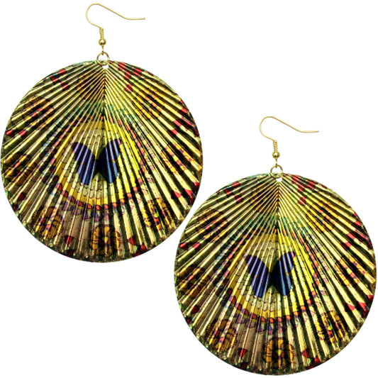 Gold Butterfly Drop Earrings