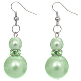 Green Pearl Earrings