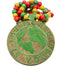 Green Wooden The World Is Yours Beaded Necklace