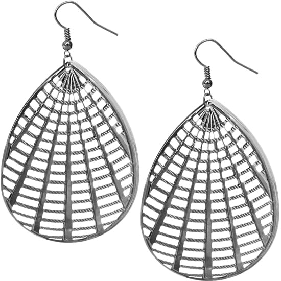 Hematite Cutout Earrings