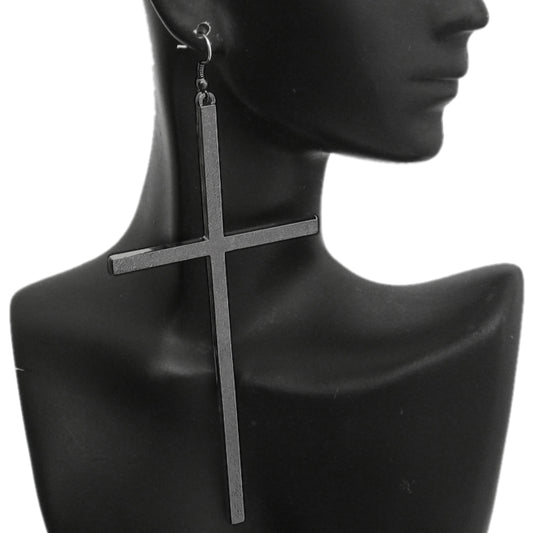 Big Cross Earrings