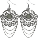 Hematite Chain Earrings