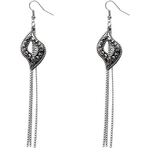 Pewter Post Earrings