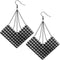 Hematite Big Earrings