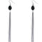 Gray Drop Earrings