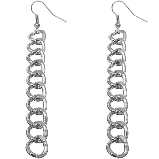 Silver Chain Earrings