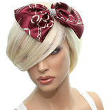 Red Chain Link Pattern Gator Hair Clip