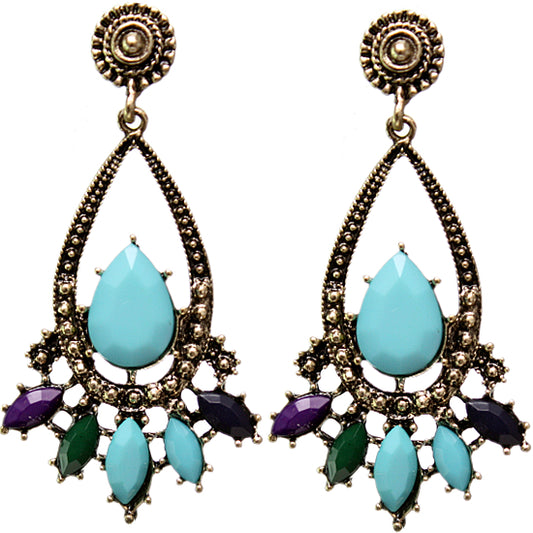Turquoise Colorful Earrings