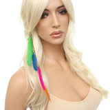 Multicolor Chain Feather Headband