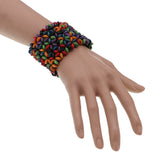 Multicolor Bead Stretch Bracelet