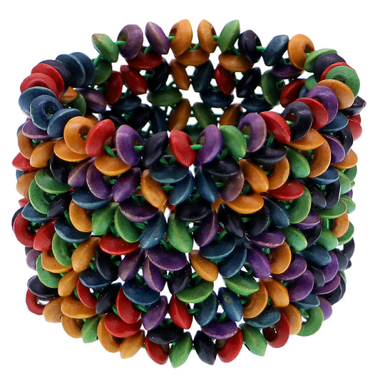 Multicolor Bead Stretch Bracelet