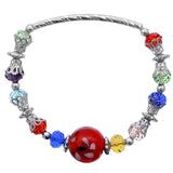 Glass Bead Stretch Bracelet