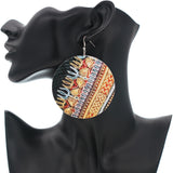 Multicolor Boho Wooden Dangle Earrings