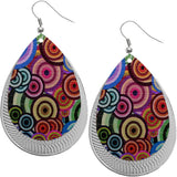 Red Terdrop Earrings