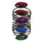Multicolor Beaded Coil Wrap Ring