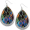 Multicolor Art Colorful Earrings