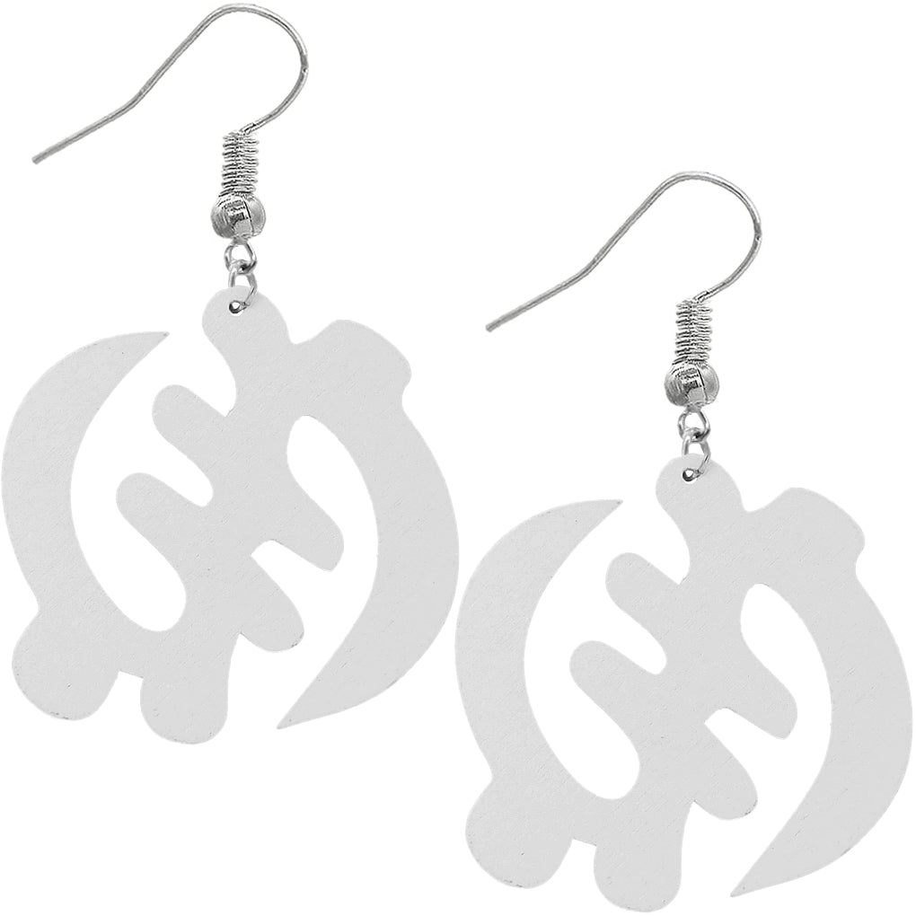 Multicolor Gye Nyame Adinkra Symbol Earrings
