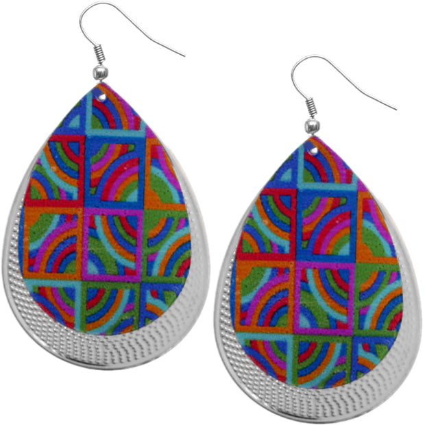 Swirl Teardrop Earrings