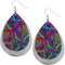 Swirl Teardrop Earrings