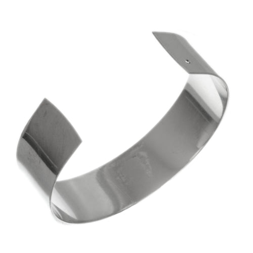 Blue Curl Mustache Cuff Bracelet