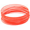 Orange 11-Piece Thin Stacked Bracelets