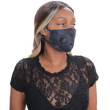 Orange I Can't Breath Filter Pocket Face Mask