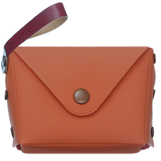 Orange Mini Wristlet Wallet