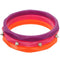Pink Orange Multicolor Spike Stacked Bracelets